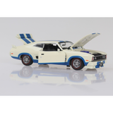 1:32 Ford Falcon XC Cobra Option 97 -- White w/Blue Stripes -- DDA Collectibles
