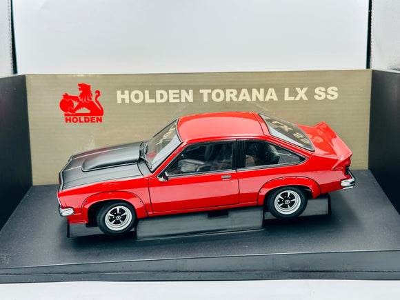 1:18 Holden LX Torana SS Hatchback A9X -- Flamenco Red -- Biante/AUTOa