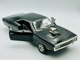 1:18 1970 Dodge Charger -- Black Dom Fast & Furious -- Greenlight SH