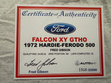1:18 1972 Bathurst Fred Gibson -- #8D Ford XY Falcon GTHO -- Biante/AUTOart