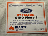 1:18 Ford XY Falcon GTHO Phase 3 -- Yellow Ochre -- Biante 22725