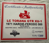 1:18 1971 Peter Brock Bathurst -- Holden LC Torana GTR XU-1 -- Biante/AUTOart