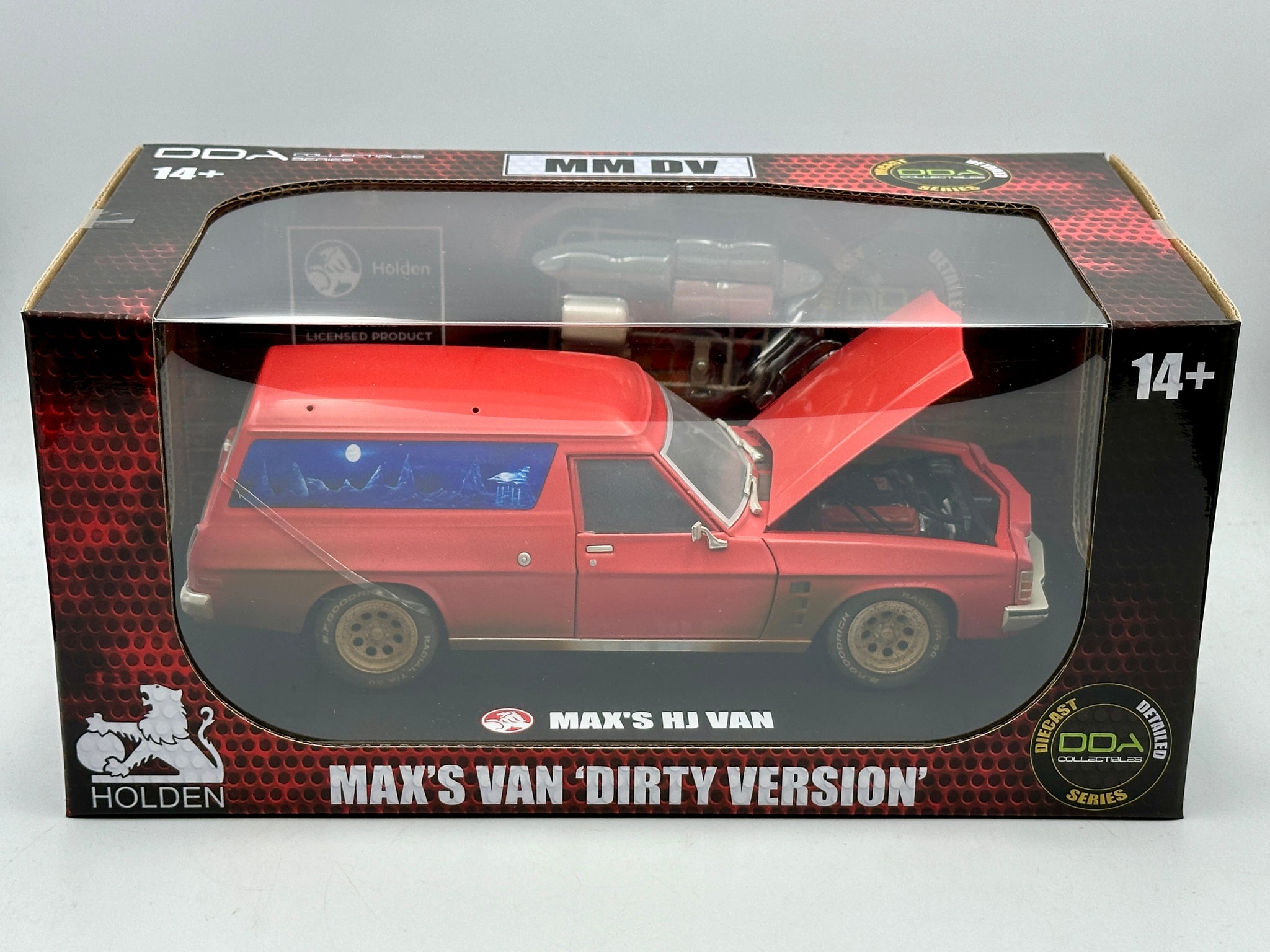 1:24 Mad Max (Dirty Version) -- Holden HJ Sandman Panel Van -- Orange