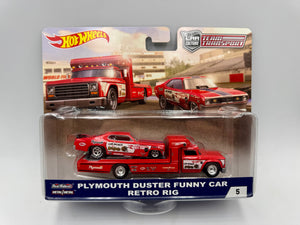 Hot Wheels -- Team Transport -- Mongoose Plymouth Funny Car Retro Ri