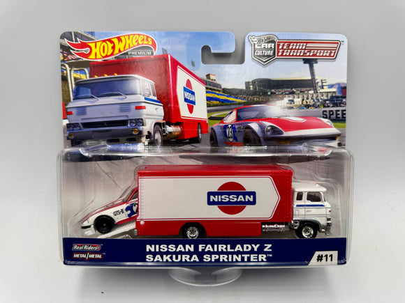 Hot Wheels -- Team Transport -- Nissan Fairlady Z & Sakura Sprinter FYT14