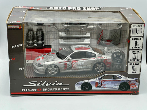 1:24 2003 Nissan Silvia S15 200SX NISMO Sports Parts -- Silver -- Hot Works