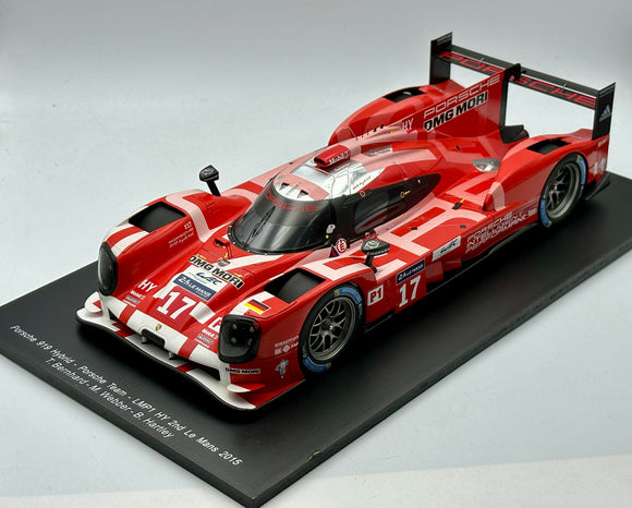 1:18 2015 Le Mans 24 Hour -- Mark Webber -- #17 Porsche 919 Hybrid -- Spark