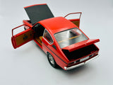 1:18 1976 Opel Kadett C Coupe SR CUSTOM -- Red/Black -- Minichamps