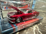 1:64 1967 Ford Mustang GT -- Candy Red -- Maisto: Pro Rodz