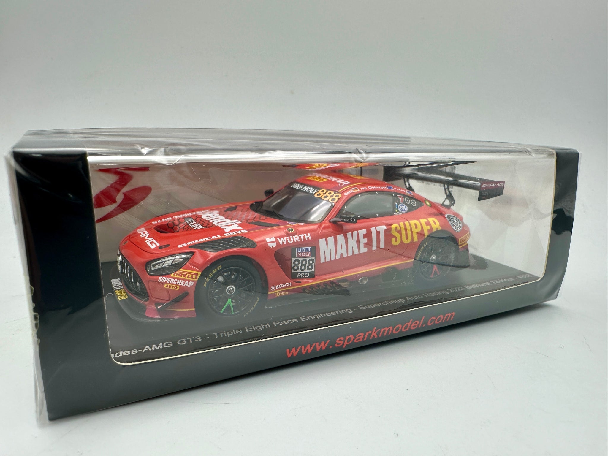 1:43 2023 Bathurst 12 Hour -- Supercheap Auto -- #888 Mercedes-AMG GT3