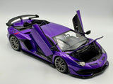 1:18 Lamborghini Aventador SVJ -- Viola Pasifae (Pearl Purple) -- AUTOart 79179