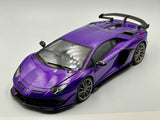 1:18 Lamborghini Aventador SVJ -- Viola Pasifae (Pearl Purple) -- AUTOart 79179