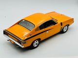 1:18 1972 Chrysler Valiant E49 Charger -- Vitamin C (Orange) -- Classic Carlecta