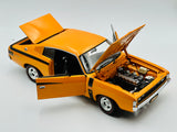 1:18 1972 Chrysler Valiant E49 Charger -- Vitamin C (Orange) -- Classic Carlecta