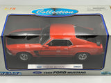 1:18 1969 Ford Mustang Boss 302 -- Orange -- Welly