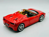 1:18 Ferrari 458 Spider -- Red -- Hot Wheels Elite BCJ89