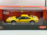 1:18 Ferrari 308GTB Quattrovalvole -- Yellow -- Kyosho x Hot Wheels 08182Y