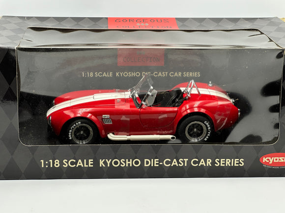 1:18 Shelby Cobra 427 S/C Racing -- Red -- Kyosho 08045R