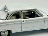 1:24 1960 Ford Falcon -- White -- Franklin Mint B11VB60