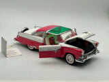 1:24 1955 Ford Crown Victoria -- Pink/White -- Franklin Mint B11TQ13