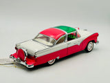 1:24 1955 Ford Crown Victoria -- Pink/White -- Franklin Mint B11TQ13