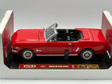 1:18 1964 1/2 Ford Mustang Convertible -- Red -- Mira