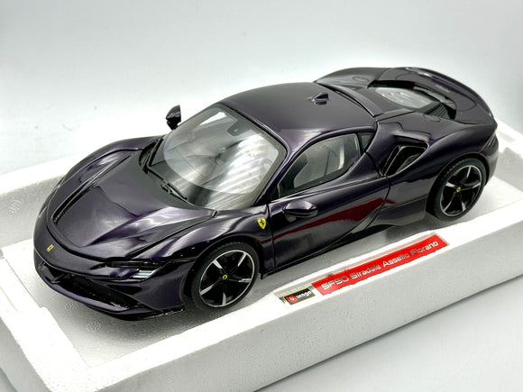 1:18 Ferrari SF90 Stradale -- Midnight Purple (Custom) -- Bburago