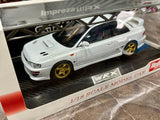 1:18 Subaru Impreza WRX Type R STI Ver. IV (GC8) 1997 -- Fether White -- Hobby J