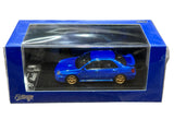 1:64 Subaru Impreza WRX STi GD "Bug Eye" Sedan -- Blue -- Furuya