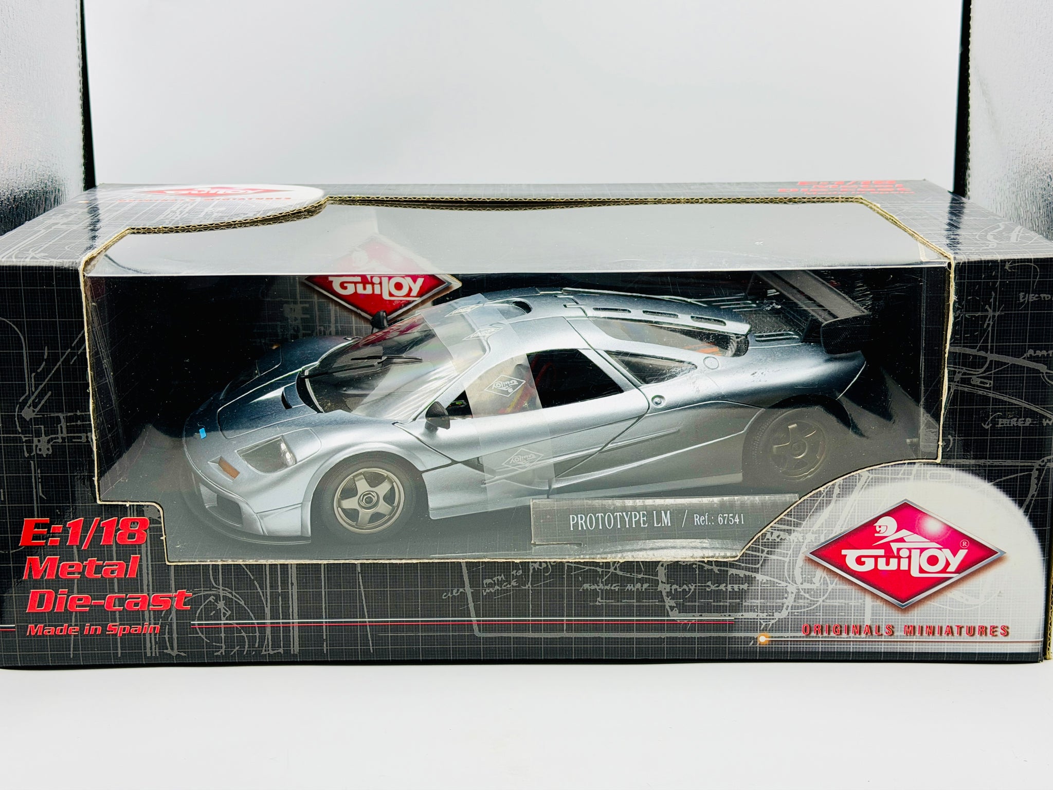 1:18 McLaren F1 Prototype LM -- Silver -- Guiloy Miniatures