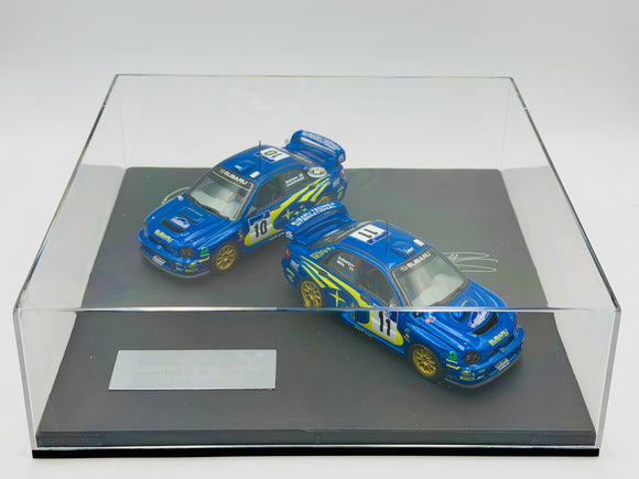 1:43 2002 Subaru World Rally Team Set -- Solberg / Makinen -- Impreza