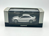 1:43 Mercedes-Benz CLK DTM AMG Coupe (Street Version) -- Silver -- Kyosho 03218S