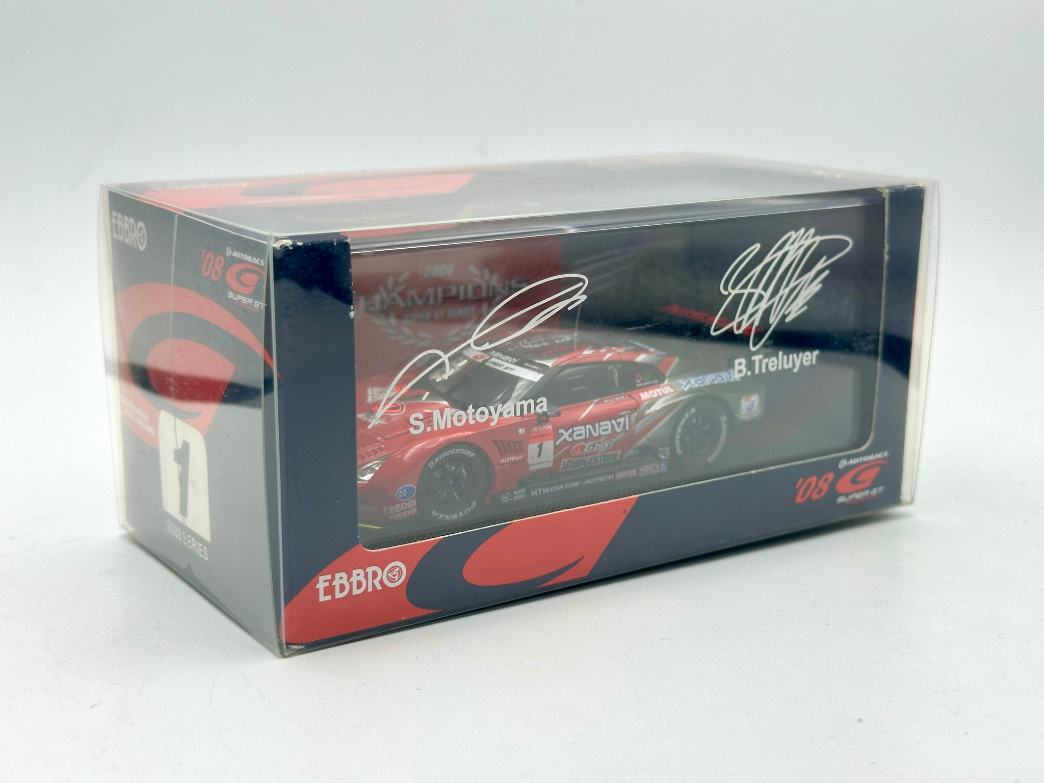 Super GT NISSAN GT-R 2008 メモリアルセット 1/43 エブロ 1/43