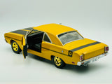 1:18 1970 Chrysler VG Valiant Pacer -- *CHASE VERSION* -- Mustard -- DDA
