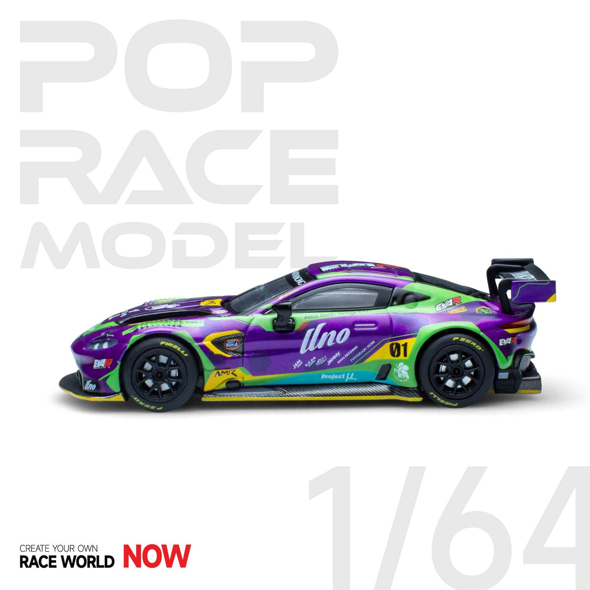 1:64 Aston Martin Vantage GT3 -- EVA RT Test Type 01 -- Pop Race