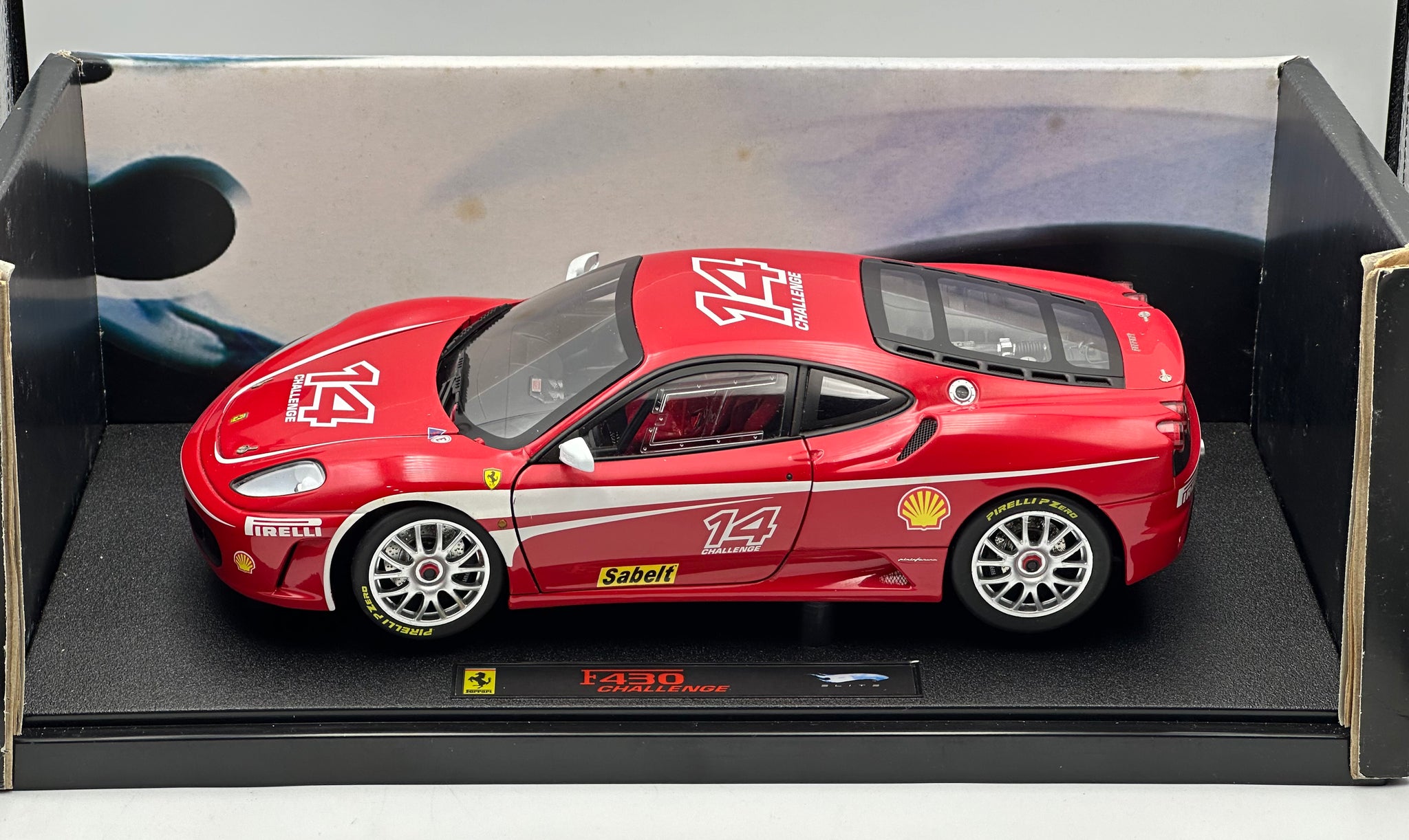 1:18 Ferrari F430 Challenge -- #14 Red -- Hot Wheels Elite J2923-0510 1:18 Ferrari F430 Challenge -- #14 Red -- Hot Wheels Elite J2923-0510