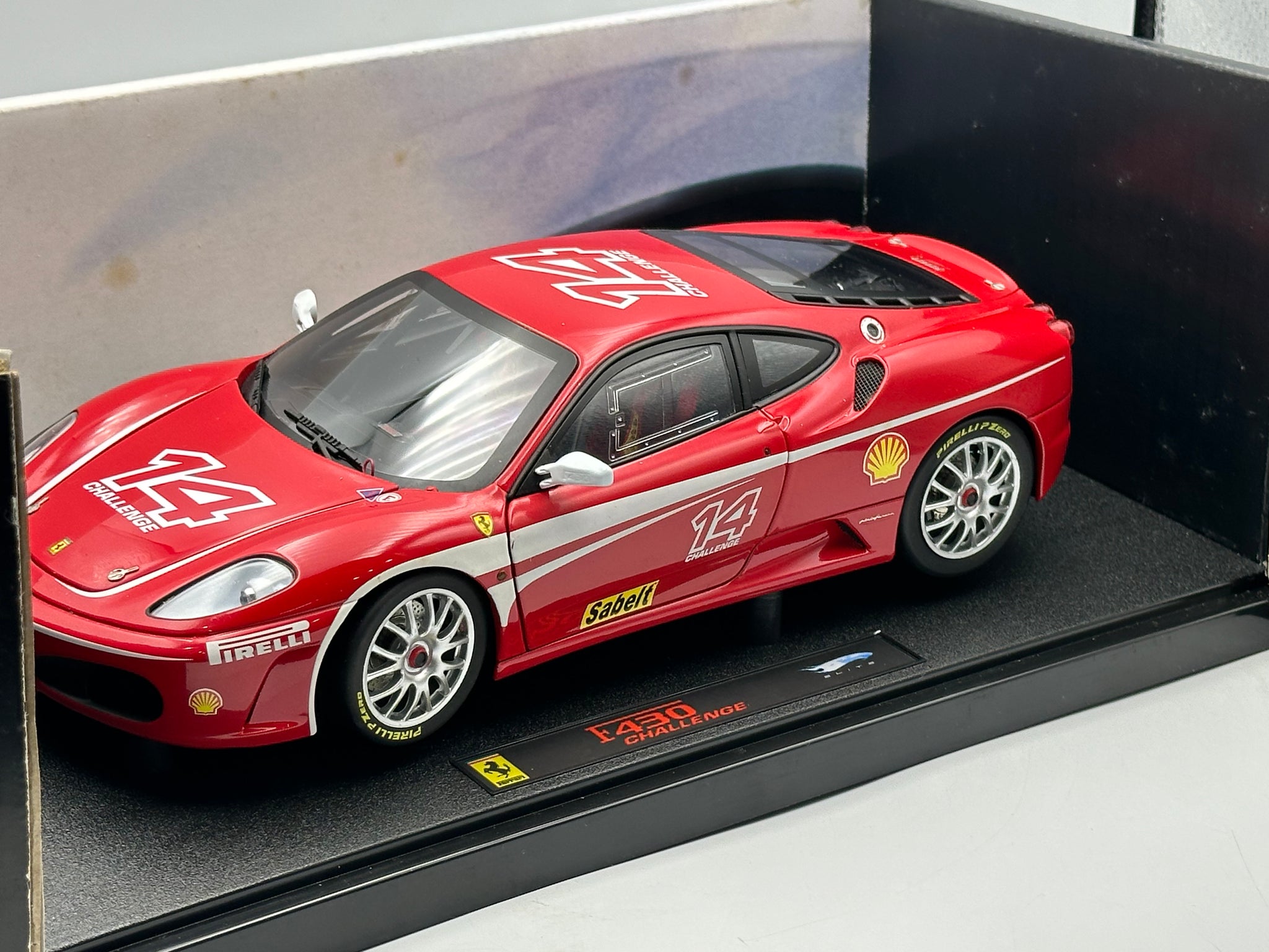 1:18 Ferrari F430 Challenge -- #14 Red -- Hot Wheels Elite J2923-0510