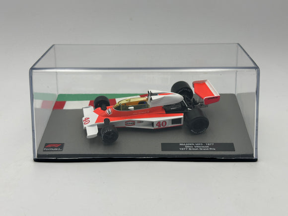 1:43 1977 Gilles Villeneuve -- British GP -- McLaren M23 -- Atlas F1