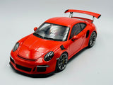1:18 Porsche 911 (991) GT3 RS -- Lava Orange w/Dark Grey Wheels -- GT Spirit