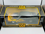 1:18 1968 Chevrolet Camaro -- Matte Black w/ Yellow Flames -- JADA SH