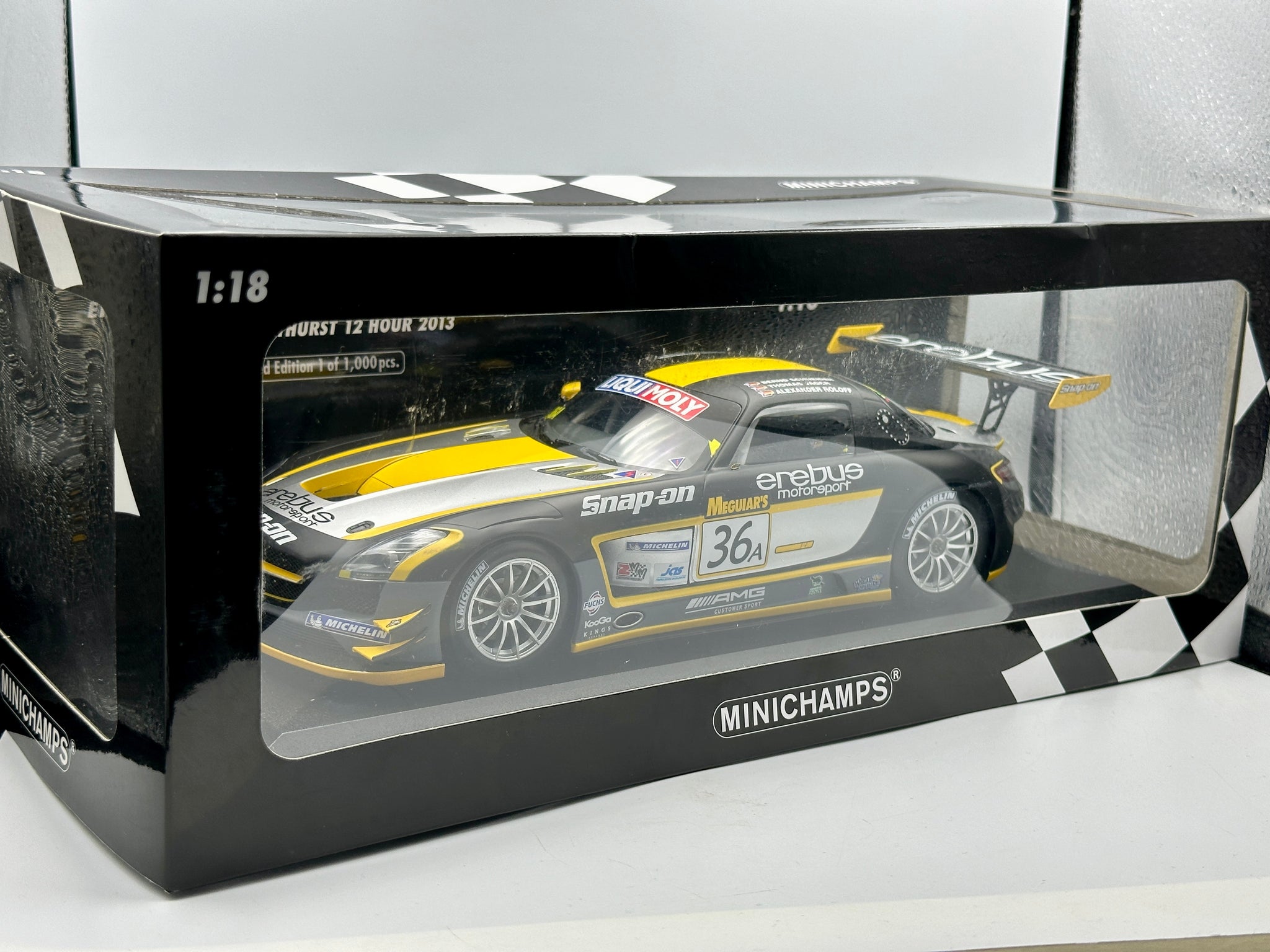 1:18 2013 Bathurst 12 Hour Winner -- Erebus Mercedes SLS AMG GT3 -- Mi