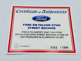 1:18 Ford XW Falcon GTHO Street Machine -- Silver w/Orange "Beast" -- Biante