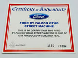 1:18 Ford XY Falcon GTHO Phase 3 Street Machine "Brute" - SubZero Teal - Biante