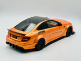 1:18 Mercedes-Benz C63 AMG Liberty Walk -- Orange -- GT Spirit GT215