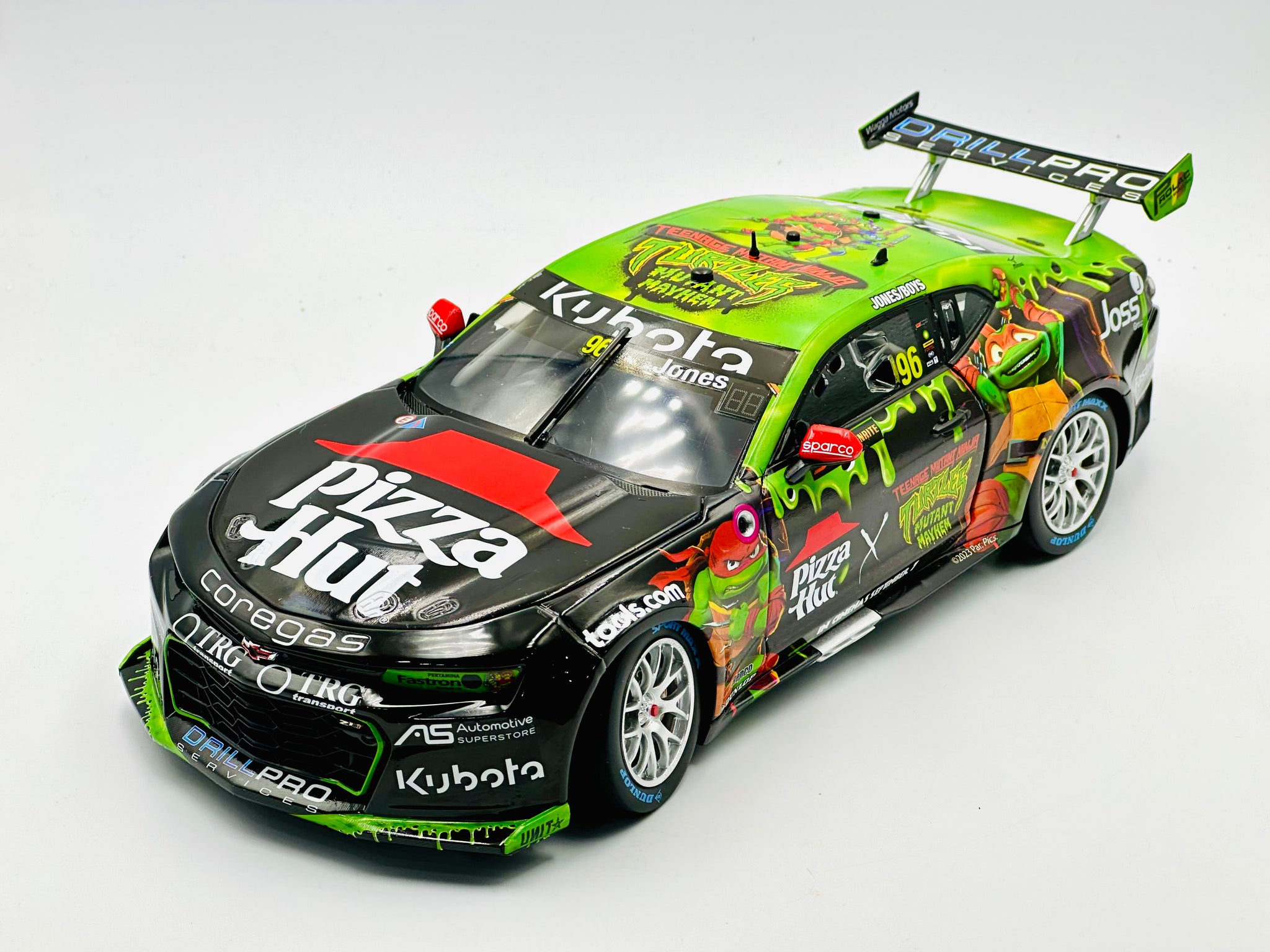 1:18 2023 Sandown TMNT Livery -- Jones/Boys -- #96 Chevrolet