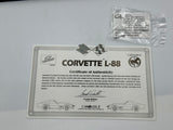 1:18 Chevrolet Corvette L-88 -- White 1969 GM Test Car -- Carousel 1 #4603