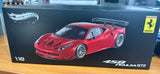 1:18 Ferrari 458 Italia GT2  -- Red -- Hot Wheels Elite X2860