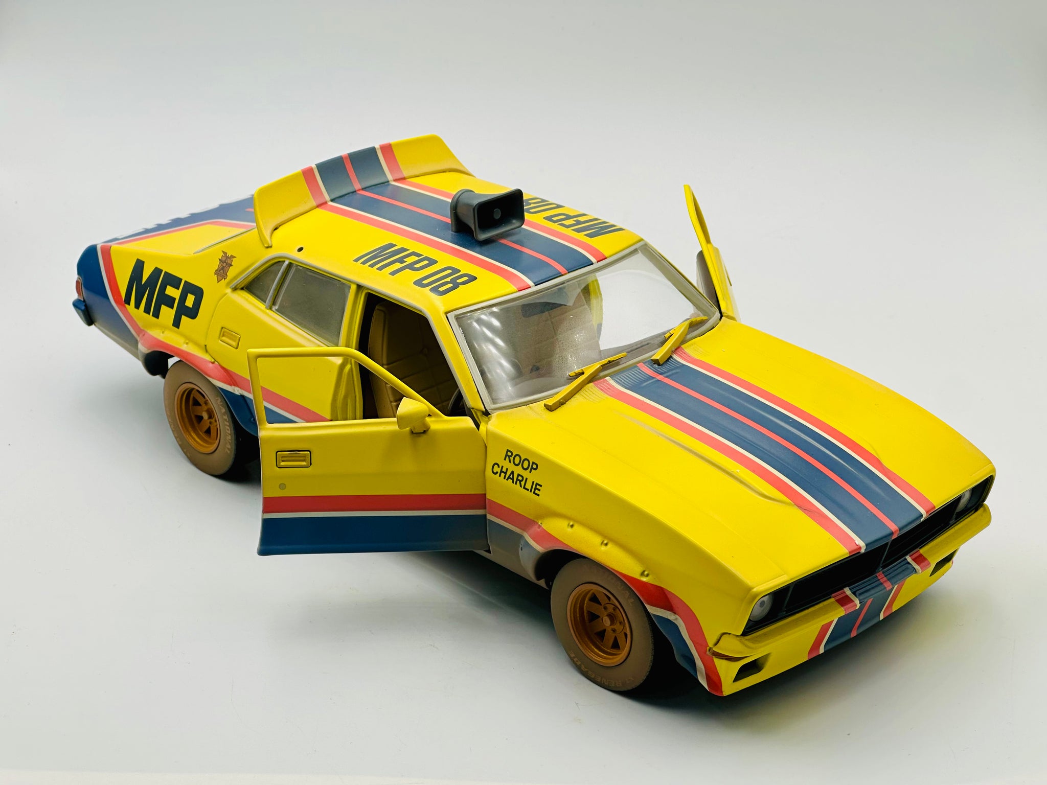 1:18 Mad Max -- *Gold CHASE* Big Bopper (Dirty Version) -- Ford XB Fal