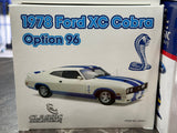 1:18 Ford XC Falcon Cobra Option 96 -- White w/Blue Stripes -- Classic