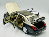 1:18 Mercedes Maybach S650 2018 - Aragonite Silver/Blue Metallic -- Norev Dealer